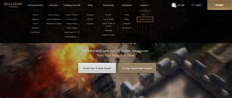 black desert login.